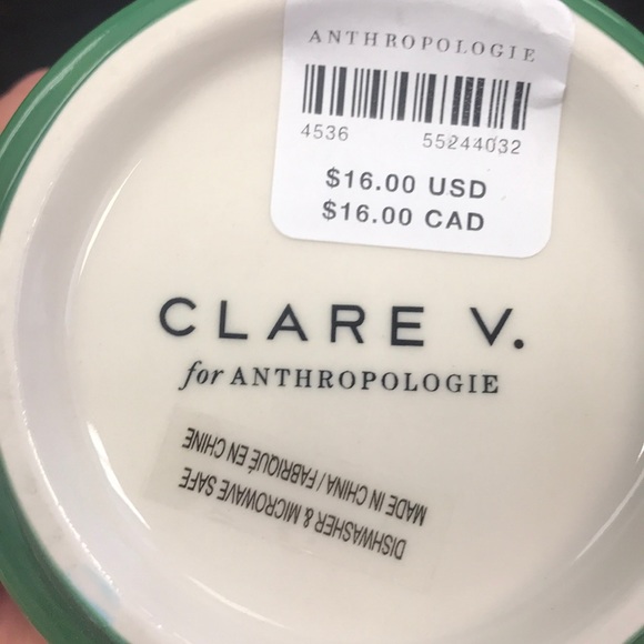 NWT Clare V. for Anthropologie Maisonette Mug - Picture 4 of 4